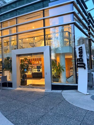 Interior of JJ Bean Coffee Roasters in BC V6E 4R4