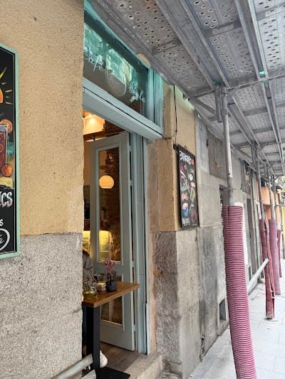 Interior of Café Lula in Madrid