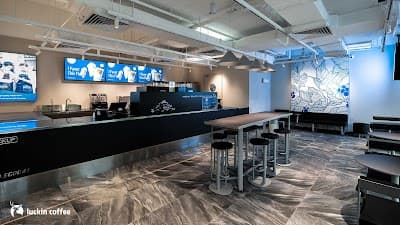 Interior of luckin coffee - Dairy Farm Mall in