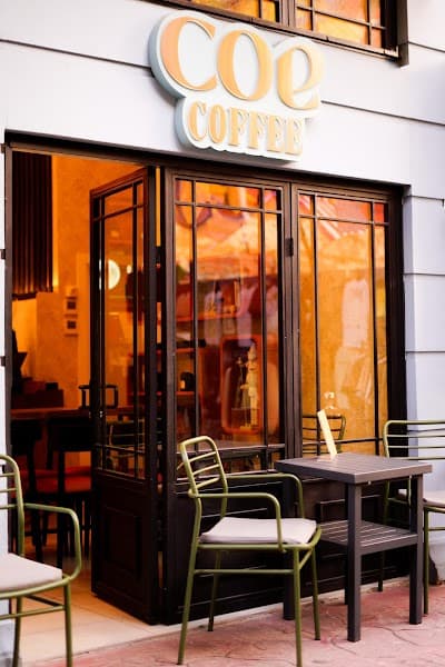 Interior of Coe Coffee in Beyoğlu/İstanbul