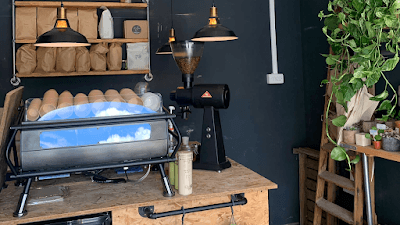 Interior of Birds Hill Coffee Southwark in London SE1 0SW