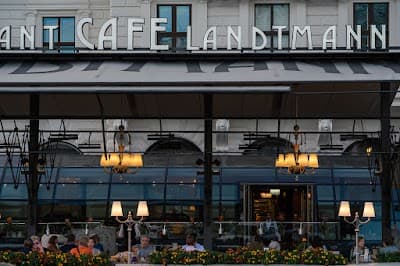 Interior of Café Landtmann in Wien