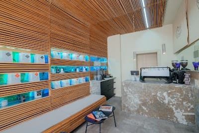 Interior of Man versus Machine Coffee Roasters & Ceremonial Grade Matcha in München