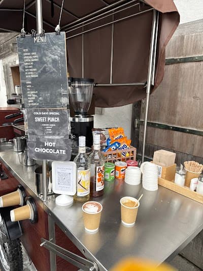 Interior of Cycling Bean Coffee-Bike in Lauterbrunnen