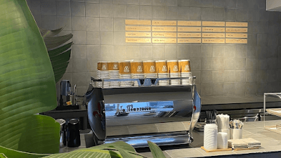 Interior of Syra Coffee - Sagrada Familia in Barcelona