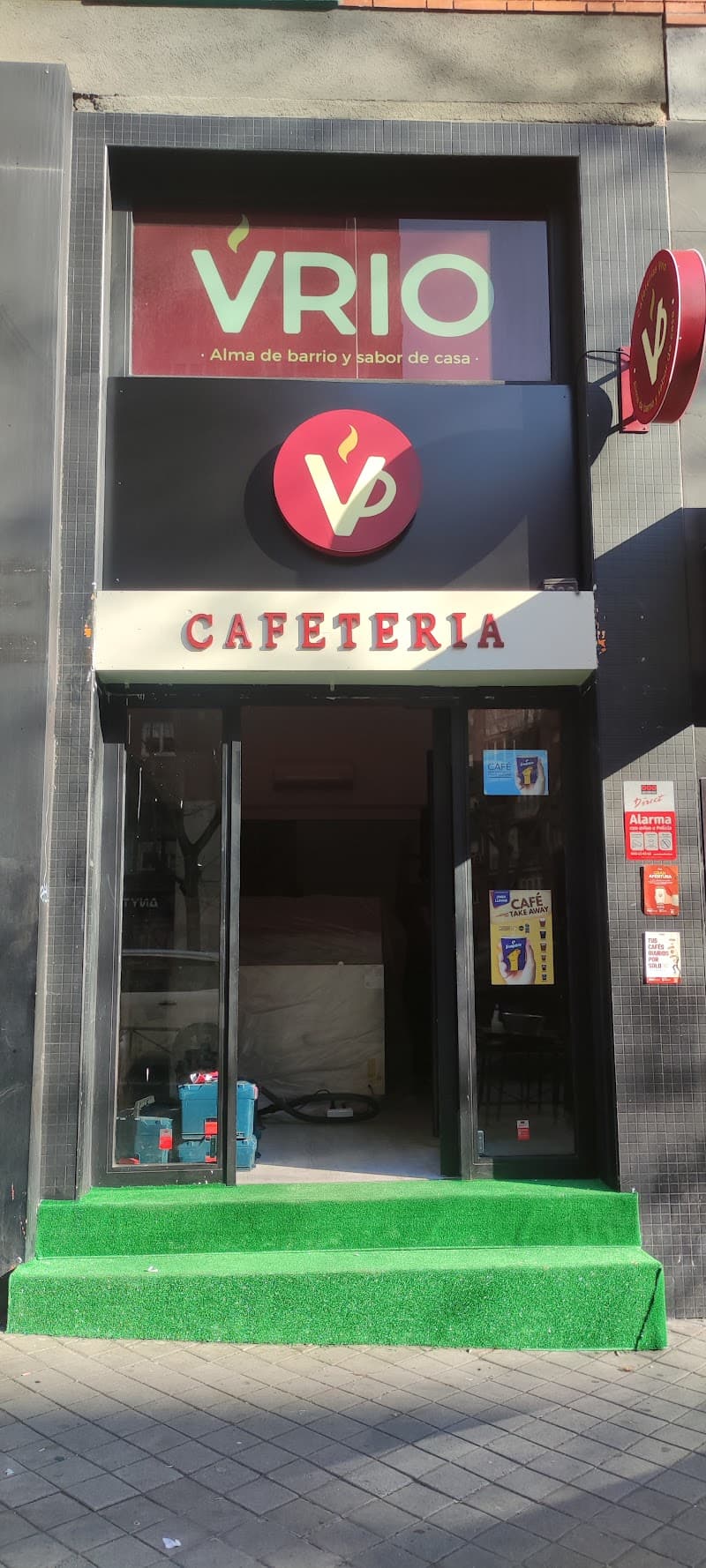 Interior of Vrio Cafe in Madrid
