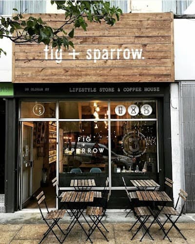 Interior of Fig + Sparrow in Manchester M1 1JA