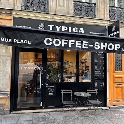 Interior of Typica Specialty Coffee in Paris