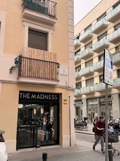 Interior of The Madness Speciality Coffee Shop in Barcelona