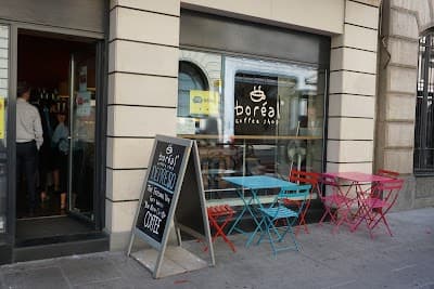 Interior of Boréal Coffee Shop in Genève