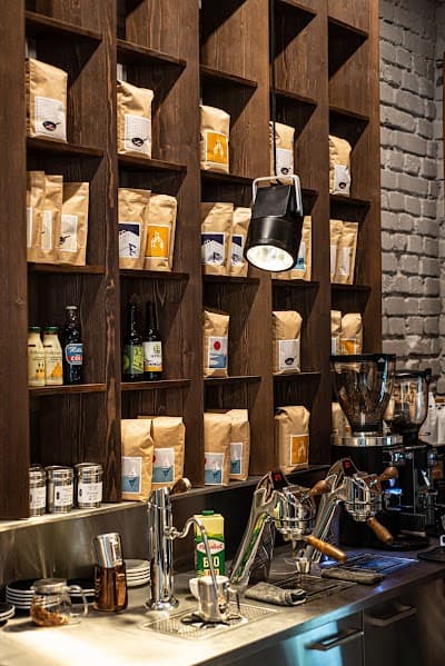 Interior of Two by Two Espresso Bar in București