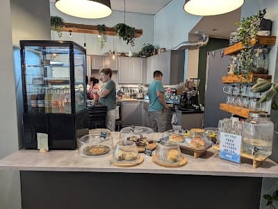 Interior of Oasis Coffee Antwerp in Antwerpen