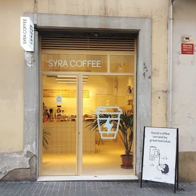 Interior of Syra Coffee in Barcelona