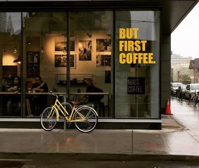 Interior of Mast Coffee in ON M5B 1Y4