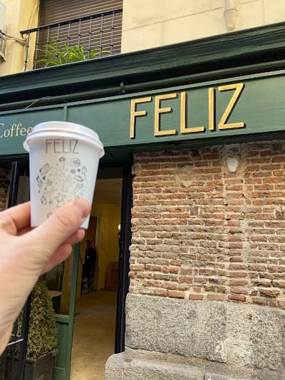 Interior of FELIZ COFFEE TO STAY in Madrid