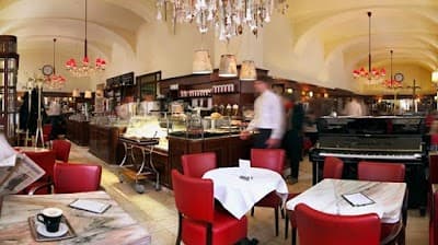 Interior of Café Diglas in Wien