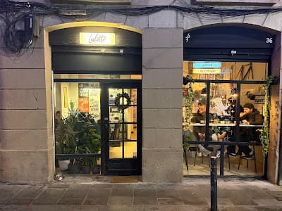 Interior of Lodetto Café in Barcelona