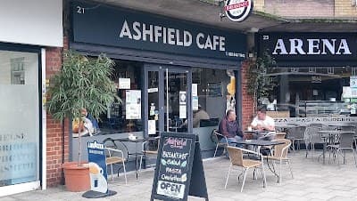 Interior of Ashfield Café in London N14 5EH