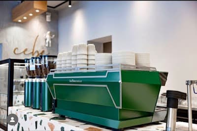Interior of CEBE COFFEE ROASTERS coffeeshop berlin in Berlin