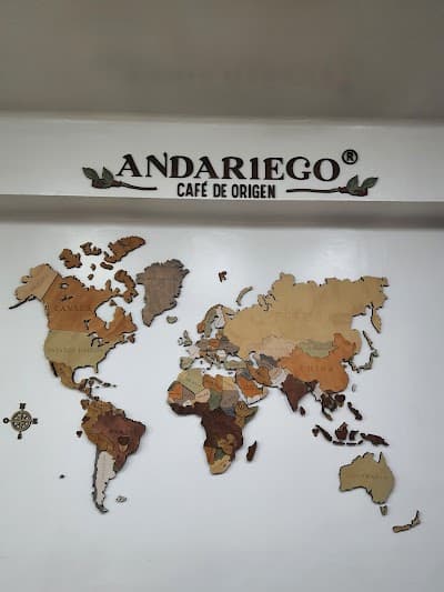 Interior of Andariego Coffee in Región Metropolitana