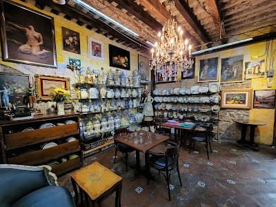 Interior of Celias Café in Pue.