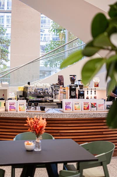Interior of Atrium Coffee in Manchester M2 3DE