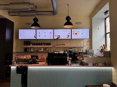Interior of Espressocono in Praha
