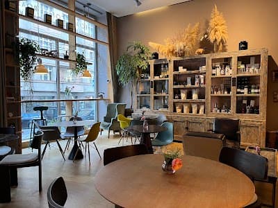 Interior of La Bohème Café in Praha 2
