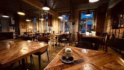 Interior of coffee corner bakery in 101 00